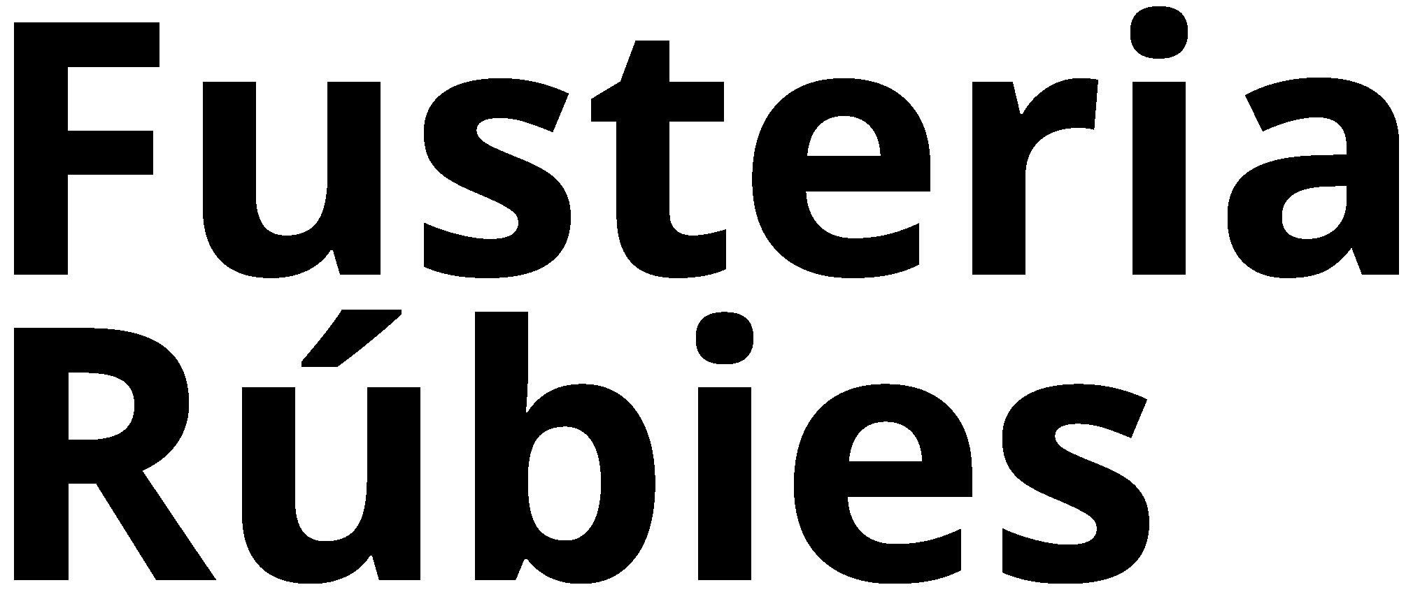 Fusteria Rúbies Logo